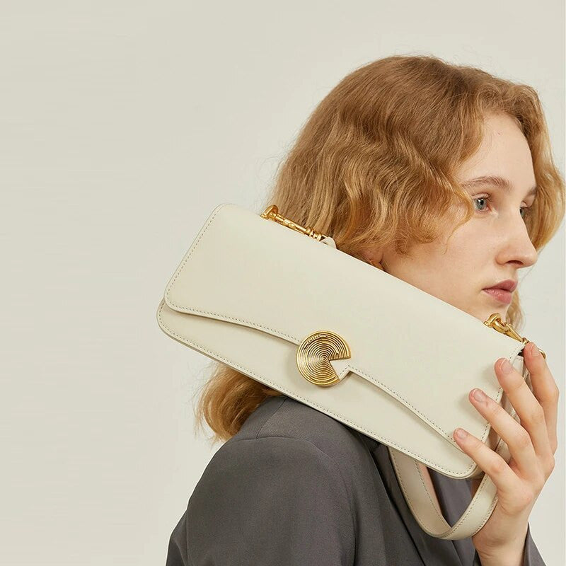 Deluxe Handtasche Crème
