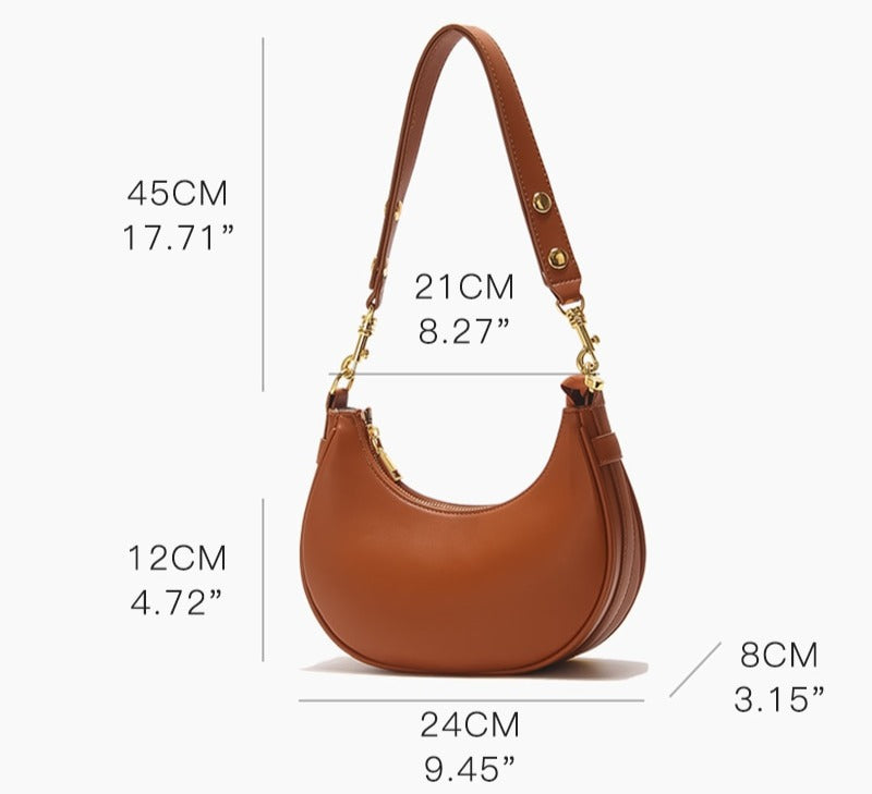 Halbmond Handtasche Luna